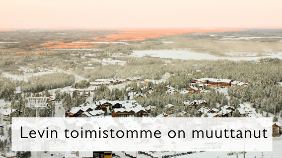 Levin toimistomme on muuttanut!