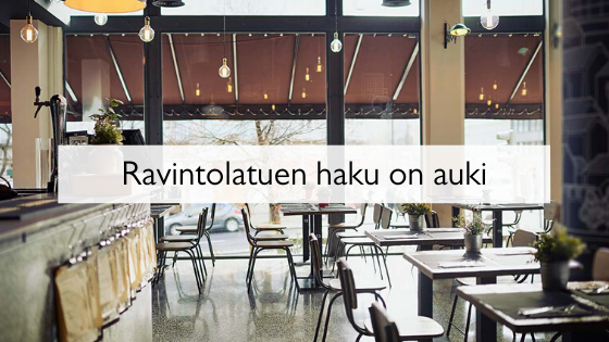 Ravintolatuen haku on auki