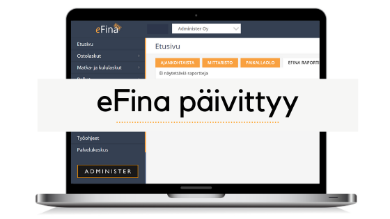 eFina Päivittyy – Lisäsimme kirjanpidon tositteen muutoshistorian