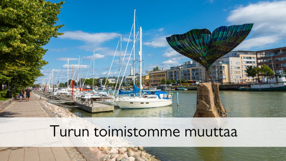 Administerin Turun toimisto muuttaa