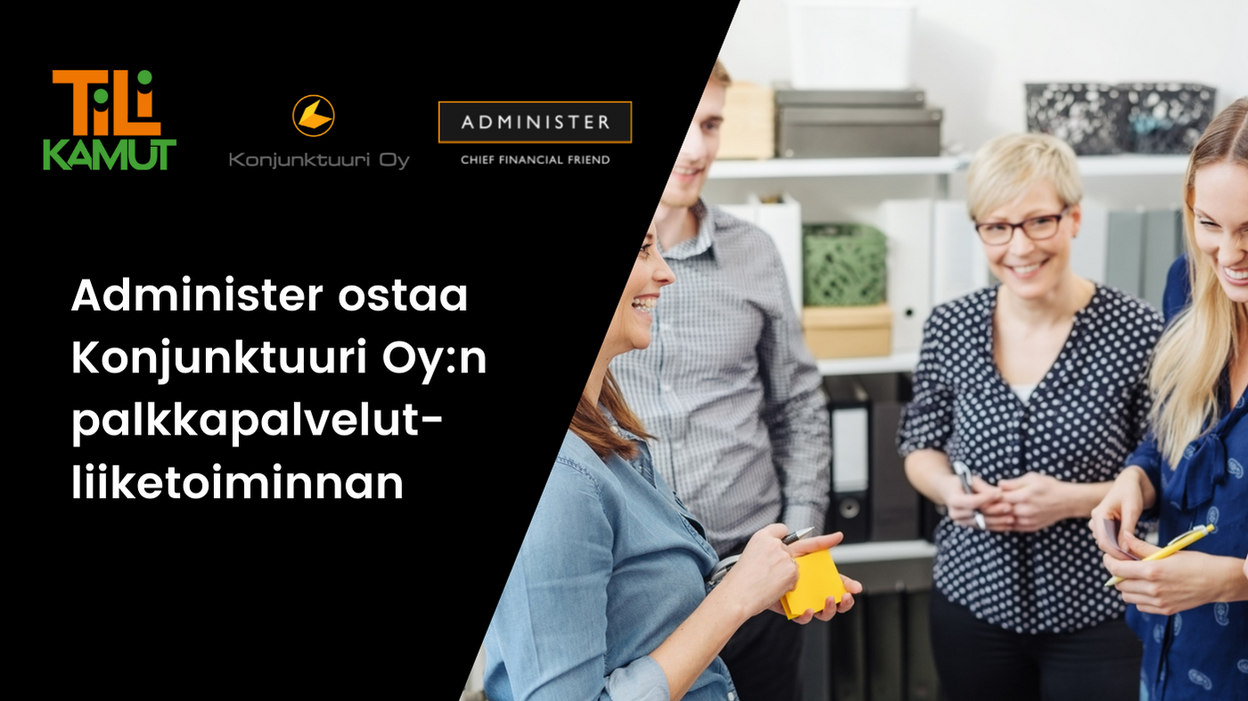 Administer ostaa Konjunktuurin palkkapalvelut-liiketoiminnan