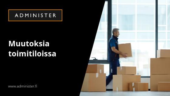 Toimitilamuutoksia kesäkuun aikana