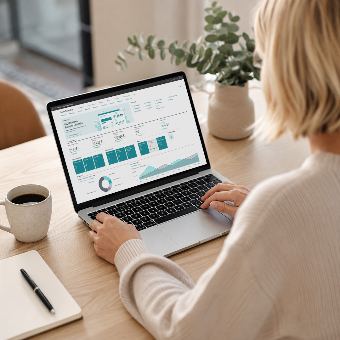 Administer tilitoimisto - Microsoft Business Central EmCe