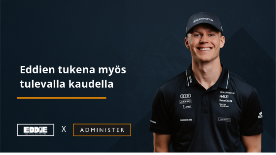 Administer jatkaa alppihiihtäjä Eddie Hallbergin tukena