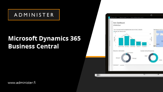 Microsoft D365 Business Central -toiminnanohjausjärjestämä nyt meiltä